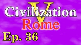 Civilization 5 Rome ep 36 quotBuilding Roads to Russiaquot [upl. by Analeh]