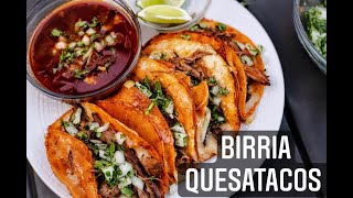 EASY BIRRIA QUESATACOS CON CONSOMÉ  MUST TRY RECIPE [upl. by Assiluy]