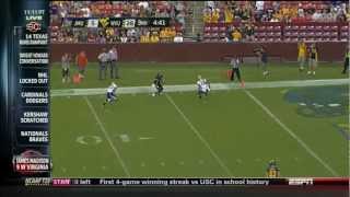 2012 CFB  9 WVU vs James Madison  Highlights [upl. by Polk898]