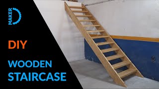 DIY Wooden Staircase [upl. by Ambrogio332]