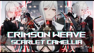 Punishing Gray Raven  New Crimson Weave SFX Skin  Scarlet Camellia 赤樗椿 Showcase [upl. by Aicire]