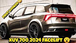 Xuv700 facelift 2024 first looked ✅  mahindra xuv700 [upl. by Awhsoj149]