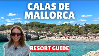 A Holiday Guide to CALAS DE MALLORCA Resort Majorca Spain [upl. by Halivah]