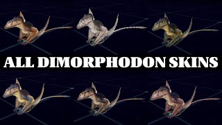 ALL DIMORPHODON SKINS 2  JURASSIC WORLD EVOLUTION 2 [upl. by Ahsym]