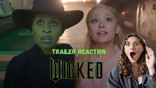 WICKED TRAILER  REACTION [upl. by Ennylyak]