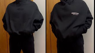 Fear Of God Essentials HOLIDAY 2024 Hoodie VS Fall Wintter 2023 HOODIE [upl. by Kram]