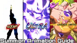 Dragon Ball Legends ULTIMATE Summon Animation Guide amp Breakdown [upl. by Bertilla410]