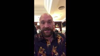 TYSON FURY WISHES FELLOW MTK FIGHTER TOMMY PHILBIN WELL AFTER HIS RECENT BATTLE WITH DEPRESSION [upl. by Chessy]