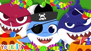 Happy Halloween🎃 Baby Shark  Youkids Halloween Song for Kids [upl. by Kerrin]