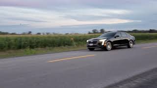 Cadillac CT6V BLACKWING V8 Twin Turbo Fly By [upl. by Nawud]