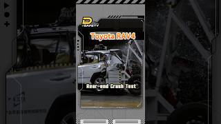 Rearend Crash Test crashtest safetyfirst toyota [upl. by Airbmat]