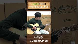 마틴의 G바디 기타 Martin 커스텀샵 GP28의 스펙과 사운드 [upl. by Medwin]