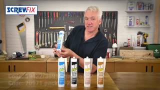 Screwfix  No Nonsense Sanitary Silicone [upl. by Nedyah]