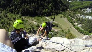 Via Ferrata Les demoiselles du Castagnet [upl. by Adnak392]