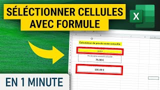 Comment sélectionner toutes les cellules contenant des formules sur Excel [upl. by Horgan662]