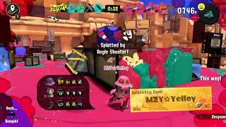 Two supremely humiliating splats in 10 seconds Splatoon 3 [upl. by Anilesor]