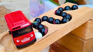 Wonder World Trix Up Stairs Track  Lego Marble Run Race ASMR  Vtech Marble Rush ASMR [upl. by Eahsat354]