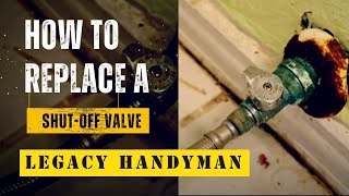 How to Replace a Water Shutoff Valve  DIY [upl. by Anawaj]