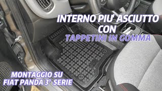 Tappetini MTM in gomma per la panda recensione vlog [upl. by Egerton]