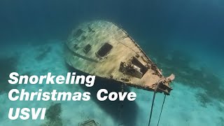 Snorkeling with Sea Turtles at Christmas Cove USVI 2024 [upl. by Annor]