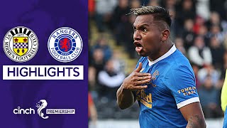 St Mirren 12 Rangers  Morelos Scores His 100th Rangers Goal  cinch Premiership [upl. by Zaremski]