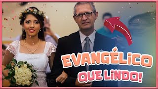 Linda Cerimônia de Casamento Evangélico Na Igreja  EMOCIONANTE [upl. by Corbie]