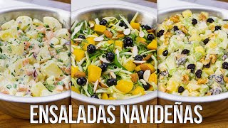 Ensaladas Navideñas FÁCILES de hacer  KWA [upl. by Enileuqkcaj495]