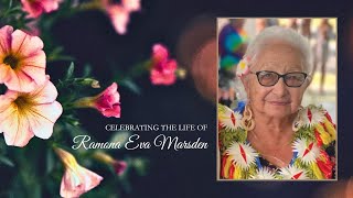 Celebration of Life Service  Ramona Marsden [upl. by Eus]