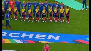 Slovakia national anthem vs England euro 2024 [upl. by Pauli448]