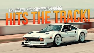 Enzo Ferrari is Rolling in His Grave  The Honda Swapped Ferrari FINALLY goes full send and it RIPS [upl. by Ahsineb803]