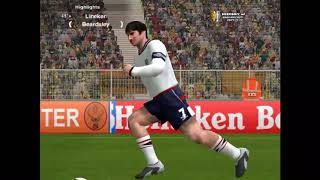 Netherlands vs England  EURO 88 PES 6 History of Euro and World Cups 8806 PC [upl. by Ynattir696]