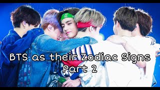 bts as their zodiac signs part 2 [upl. by Sair]