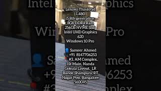 Lenovo ThinkPad L480 i5 8th generation 8Gb DDR4 Ram 256Gb NVME SSD Intel UHD Graphics 620 [upl. by Wagner]