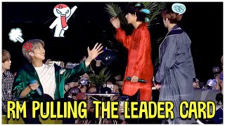 When BTS RM Pulling The Leader Card [upl. by Panta753]