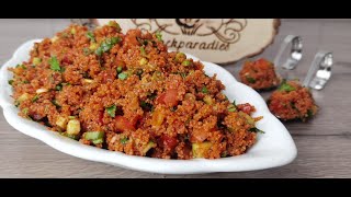 Kisir Salat Couscous Salat ♥ PampS Backparadies [upl. by Ahsoet301]