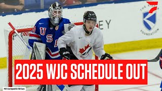 2025 World Juniors Schedule Reaction USA Vs Canada On New Years Eve [upl. by Winikka]