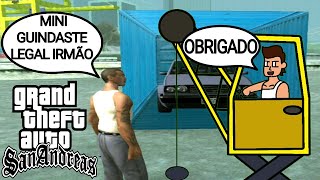 Rastreio de carro rápido e CONTROLANDO UM GUINDASTE  GTA San Andreas 62 [upl. by Barbuto]