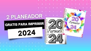 Planner para imprimir pdf gratis planner2024 [upl. by Sallyann]