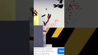 Stickman ii bones break 😱😱😱😱😱 share brave like shorts subscribe 👑👑👑👑 [upl. by Ayikin]