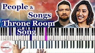 Easy People amp Songs  Throne Room Song 🎹 Tutorial [upl. by Isacco]