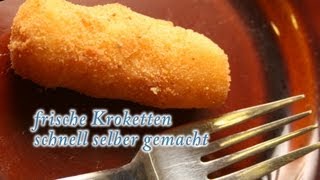 Kroketten schnell und einfach selber machen [upl. by Seuqram]