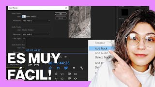 COMO AGREGAR más PISTAS en ADOBE PREMIERE PRO míralo ahora 🚀 [upl. by Artur]