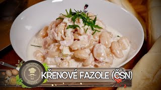 ZAPOMENUTÝ FAMÓZNÍ RECEPT ZE STARÉ KUCHAŘKY KŘENOVÉ FAZOLE S DOMÁCÍ MAJONÉZOU ČSN [upl. by Ahsinid]