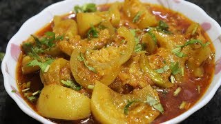 Masala Tinde ki Sabzi  Delhi Style Tinde Recipe [upl. by Ennahteb883]