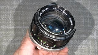 How to regrease focus helicoids in Minolta MC RokkorPF 114 f58mm [upl. by Aikar]