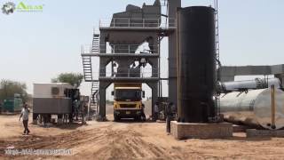 Asphalt Mixing Plant at Work  Batch Mixing Process  How does Asphalt Plant Work [upl. by Ahsinra]