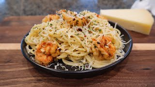 Shrimp Scampi Oven quotDumpquot Recipe [upl. by Diena]