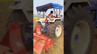 Farmtrac 6055 power performance automobile farmer rahuldhakadji farmtrac [upl. by Lyj]