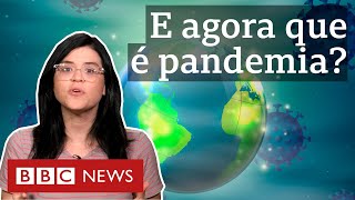 Coronavírus o que significa a OMS declarar pandemia da nova doença [upl. by Acirehs548]