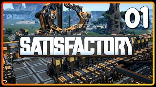 Satisfactory  Part 1  Full 10 Release  PC Gameplay [upl. by Cartwell470]